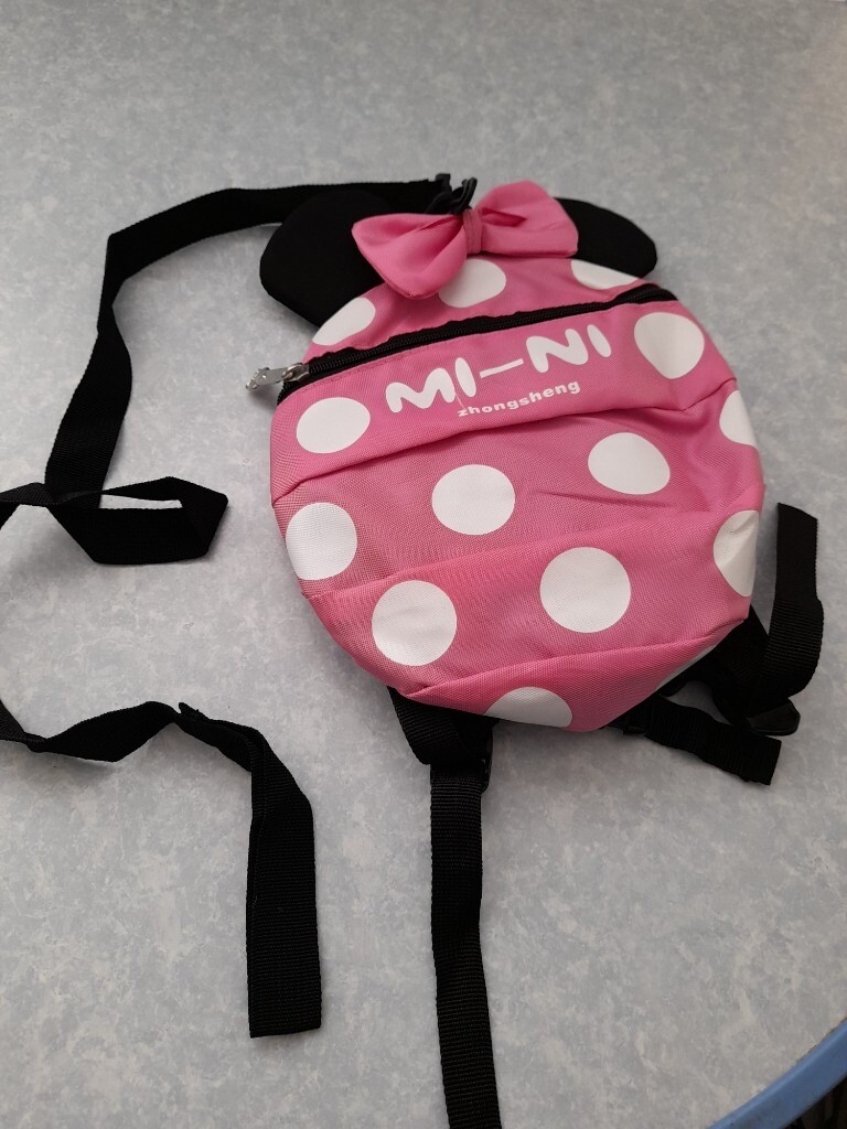 minnie mouse reins backpack